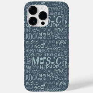 音楽ジャンルWordコラージュケース Case-Mate iPhone 14 Pro Maxケース