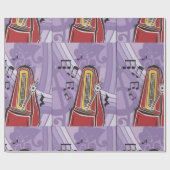 音楽ジュークボックスラッピング紙 ラッピングペーパー (フラット)