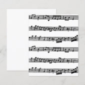 音楽スクラップブック紙 (正面/裏面)