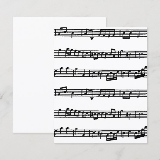 音楽スクラップブック紙 (正面/裏面)