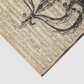 音楽スコアとクラウン 薄葉紙 (詳細)