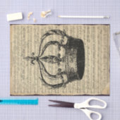 音楽スコアとクラウン 薄葉紙 (クラフト)