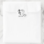 音楽スコア先生ミュージシャン作曲家S ラウンドシール (バッグ)