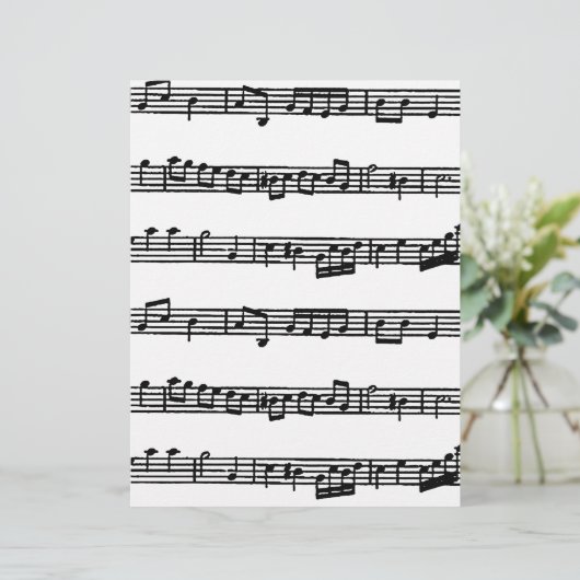 音楽スコア折り紙紙 (スタンド正面)