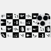 音楽スタイリッシュ注モダンおよび楽器 Case-Mate iPhoneケース (裏面 (横))