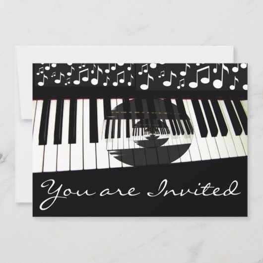 音楽スタイル_招待状 招待状 (正面)