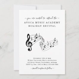 音楽スタジオ ピアノ ヴァイオリン 声楽 発表会 ご招待 招待状