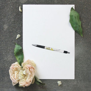 音楽スタッフとホーフランスのンスケッチとイニシャル ボールペン