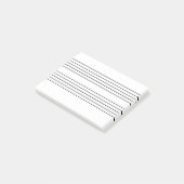 音楽スタッフのメモ帳 ポストイット (アングル)