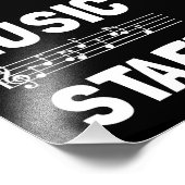 音楽スタッフ フォトプリント (角)