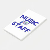 音楽スタッフ ポストイット (アングル)