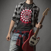 音楽スタンプギタクールーロック Tシャツ