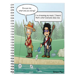 音楽ストリーミングおもしろいPunノートブック ノートブック