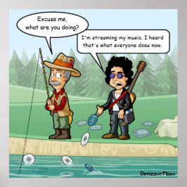 音楽ストリーミングパおもしろいンのポスター ポスター