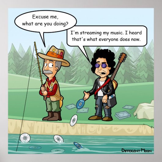 音楽ストリーミングパおもしろいンのポスター ポスター (正面)