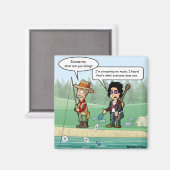 音楽ストリーミングパおもしろいン冷凍機磁石 マグネット (正面/裏面)