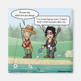 音楽ストリーミングパおもしろいン冷凍機磁石 マグネット