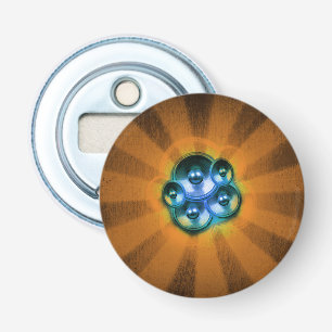 音楽スピーカーとオレンジ色の日が差すこと 栓抜き