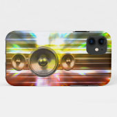 音楽スピーカーとパーティーライト Case-Mate iPhoneケース (裏面(横))