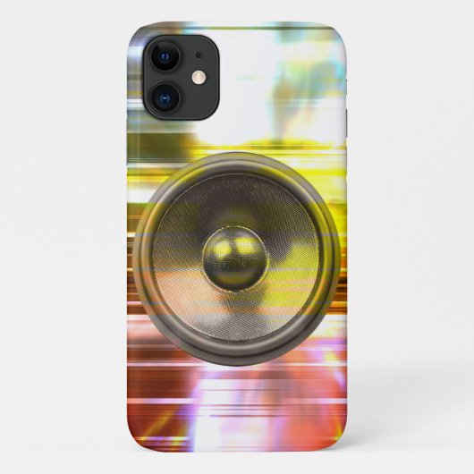音楽スピーカーとパーティーライト Case-Mate iPhoneケース (裏面)