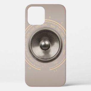 音楽スピーカーとレトロラジオダイヤルケースメイトiPhon iPhone 12ケース