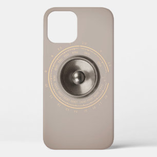 音楽スピーカーとレトロラジオダイヤルケースメイトiPhon iPhone 12ケース