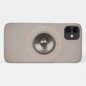 音楽スピーカーとレトロラジオダイヤル Case-Mate iPhoneケース (裏面(横))