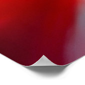 音楽スピーカーと赤いパーティーライトのポスター ポスター (角)