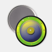 音楽スピーカー マグネット (正面/裏面)