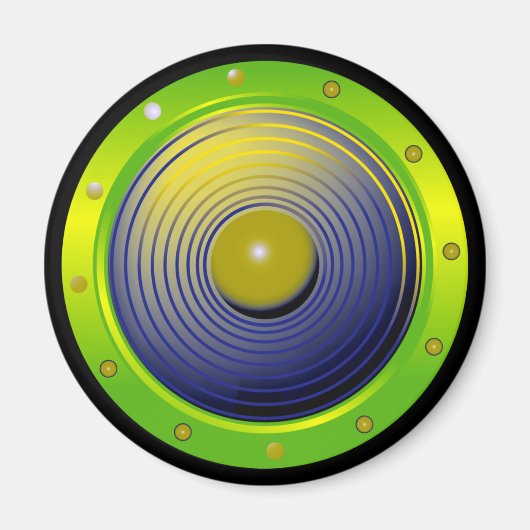 音楽スピーカー マグネット (正面)