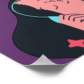 音楽セラピーウォールアートポスター ポスター (角)