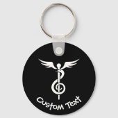 音楽セラピーキーチェーン キーホルダー (正面)