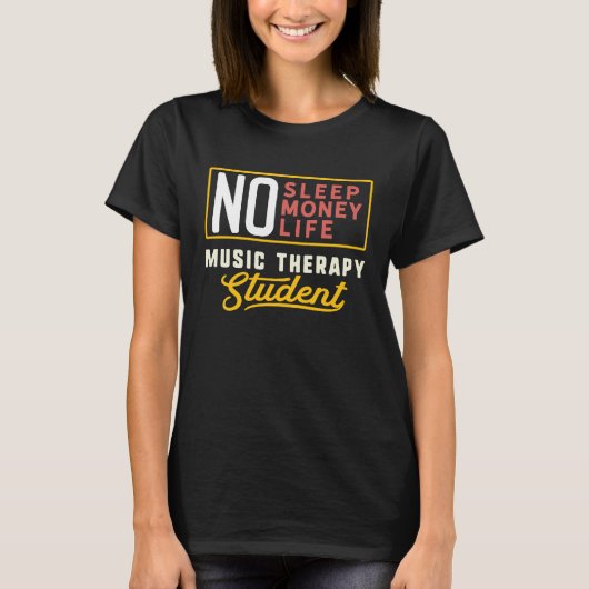 音楽セラピース専攻のチューデン卒業 Tシャツ (正面)