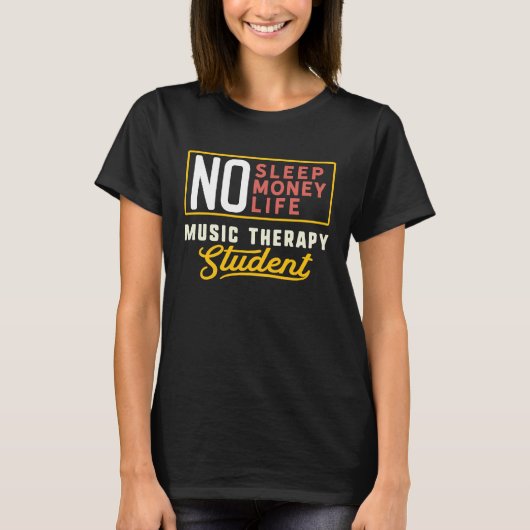 音楽セラピース専攻のチューデン卒業 Tシャツ (正面)
