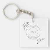 音楽セラピー卒業キーチェーン キーホルダー (正面)