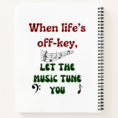 音楽セラピー ノートブック (裏面)