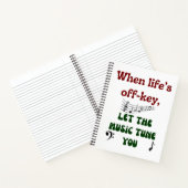 音楽セラピー ノートブック (内部)