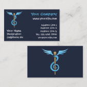 音楽セラピー 名刺 (正面/裏面)