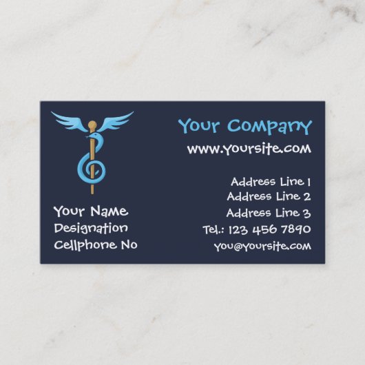 音楽セラピー 名刺 (正面)