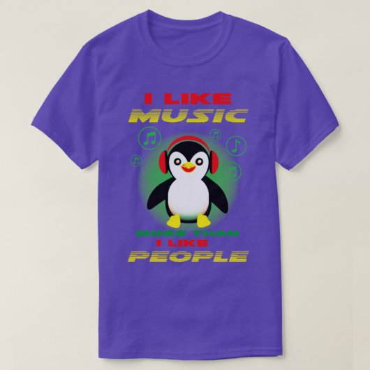音楽セラピー Tシャツ (デザイン正面)