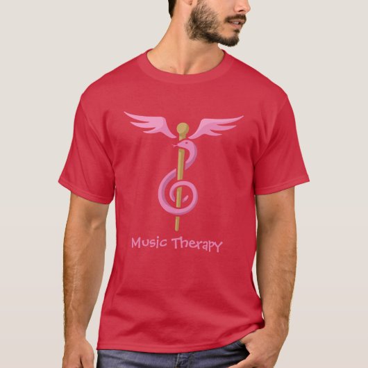 音楽セラピー Tシャツ (正面)