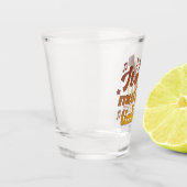 音楽タイム、金ゴールドギターミュージカル ショットグラス (左)