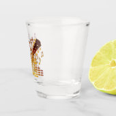 音楽タイム、金ゴールドギターミュージカル ショットグラス (右)