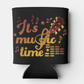 音楽タイム、金ゴールドギターミュージカル 缶クーラー (裏面)