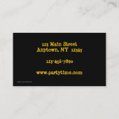 音楽ダンスの名刺 名刺 (裏面)