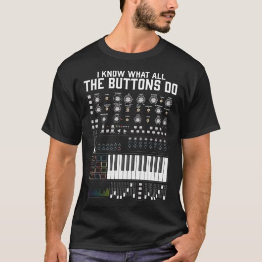音楽テクノミニマルMixer Studio DJのテーマ Tシャツ (正面)