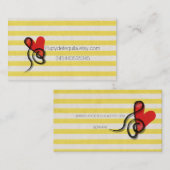 音楽テラフィー 名刺 (正面/裏面)