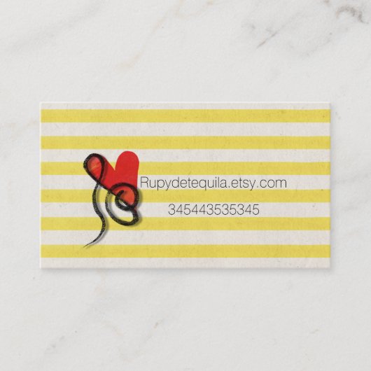 音楽テラフィー 名刺 (正面)