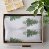 音楽テーマのクリスマスツリー 薄葉紙 (ギフト)