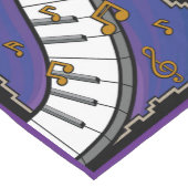 音楽テーマのテーブルランナー ショートテーブルランナー (コーナー)